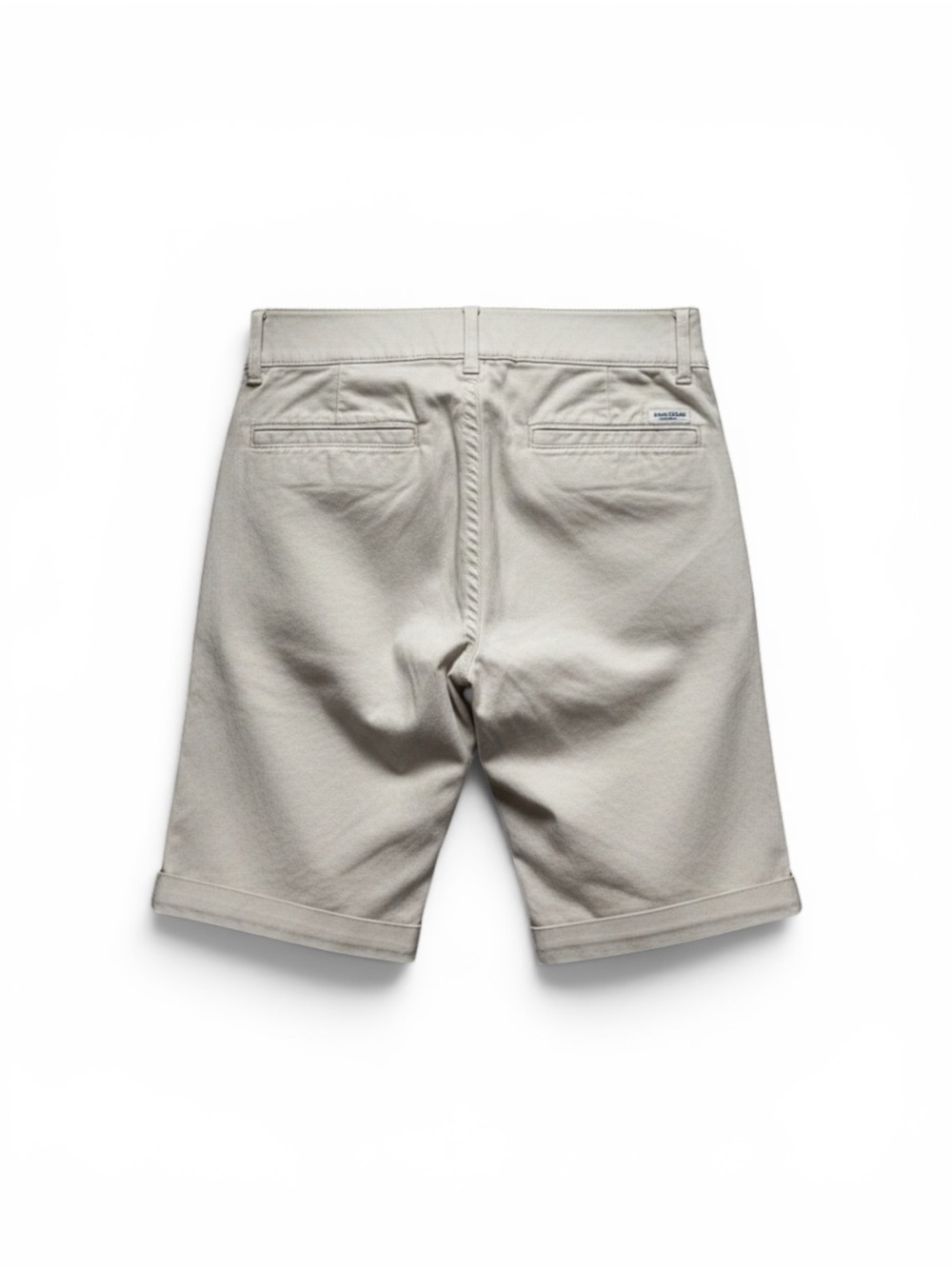LOFT Neutral Cream High-Rise Bermuda Shorts - Picture 2 of 3